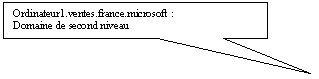 Rectangle: Ordinateur1.ventes.france.microsoft : Domaine de second niveau